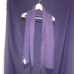 Purple Lambswool/ Angora Fur Blend Scarf